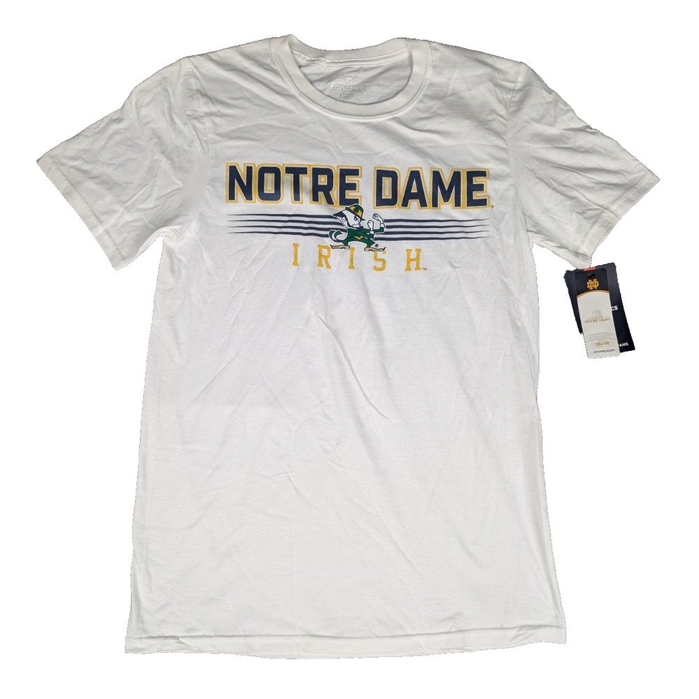 Notre Dame | Fanatics | White | Mens | Fighting Irish Tee‎ Shirt | S